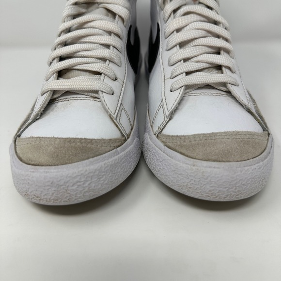 Nike Blazer Mid '77‎ Youth Size 7Y Big Kids Shoes White Black Sneaker DA4086-100 - Picture 4 of 8